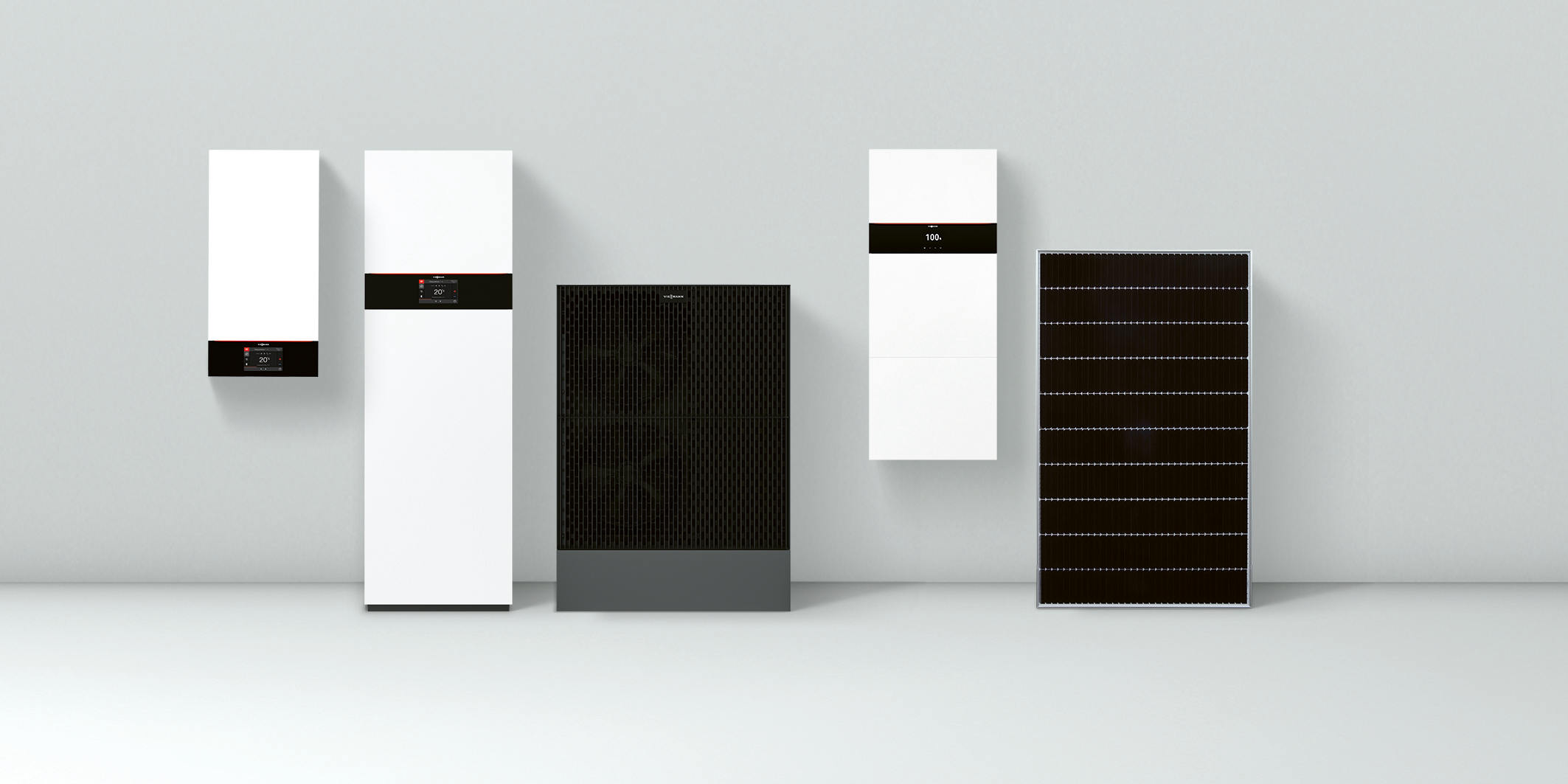 Toplotne pumpe razniih snaga i veličina.