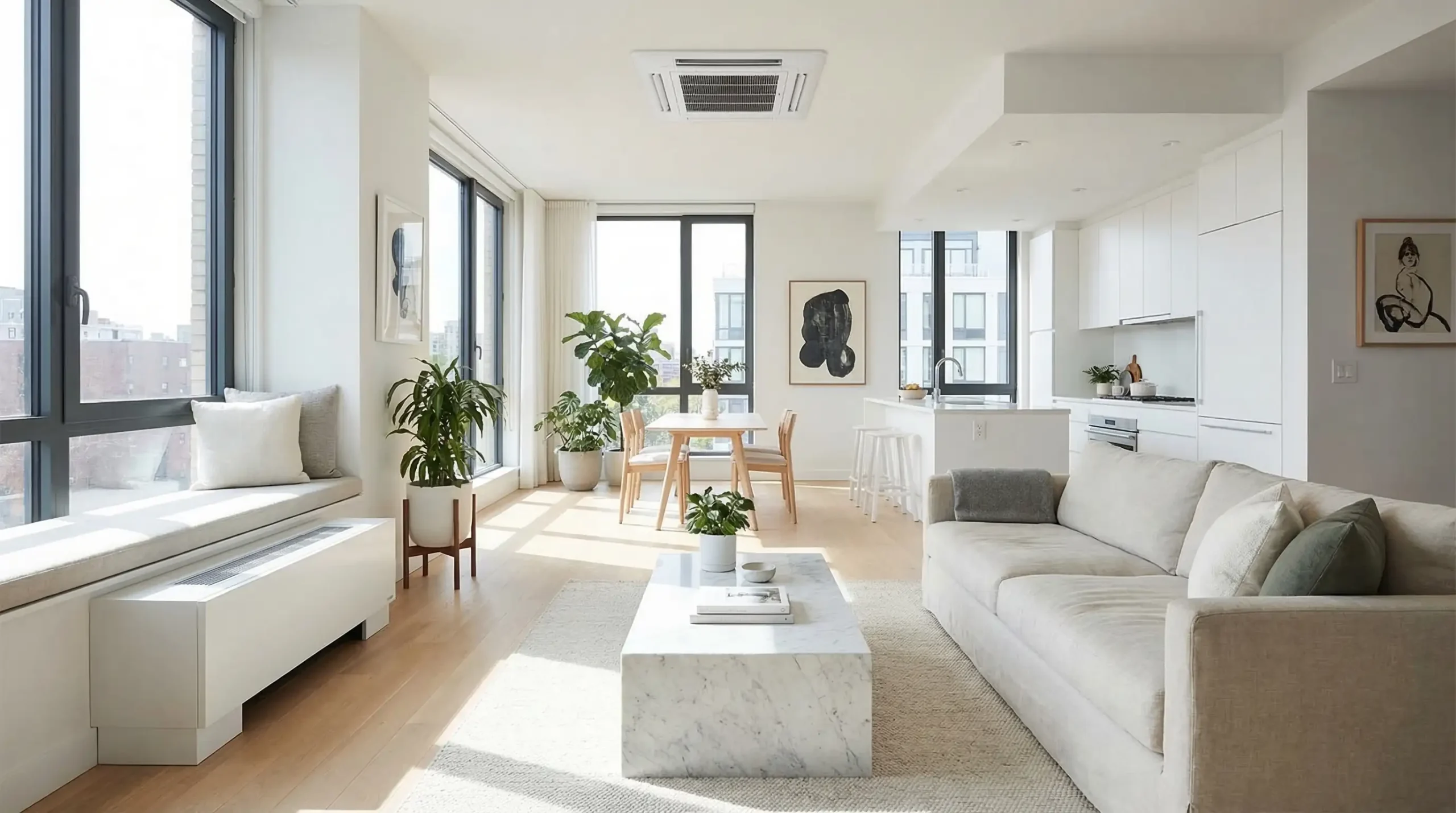 Fan coil je odličan suplement toplotnoj pumpi za grejanje zimi i hlađenje leti.